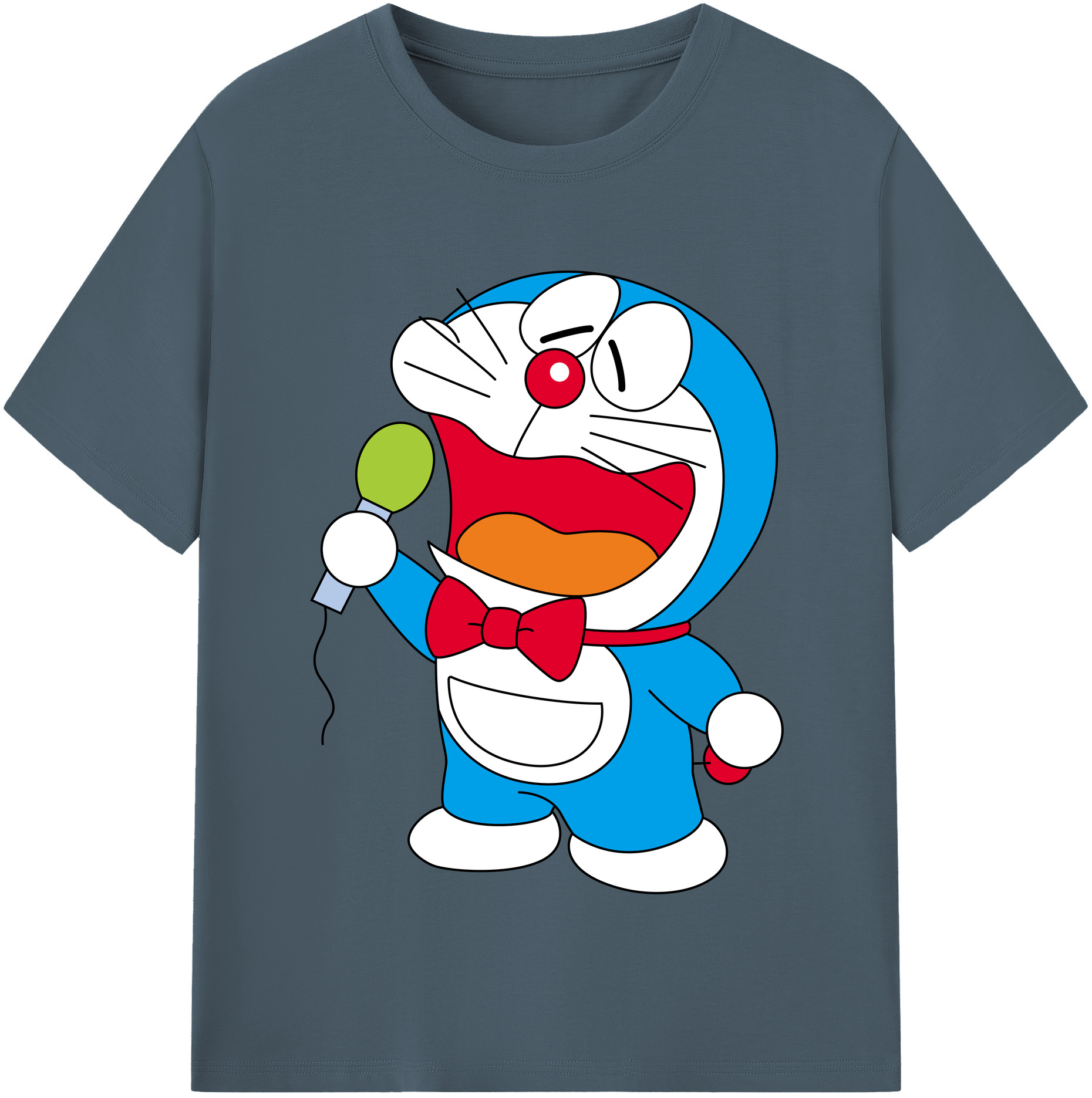 （画像用） ドラえもん Doraemon 綿100％半袖Tシャツ（フロントプリント）